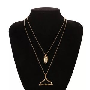 Mermaid fantasy layer necklace